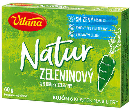 Vitana Natur Bouillon Vegetable 3l (6x10g)