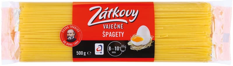 Zátkovy těstoviny spaghetti egg