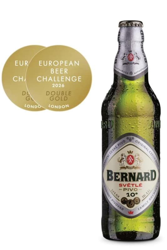Bernard Light draft beer