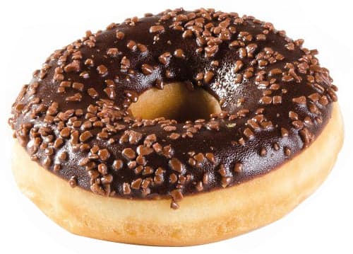 Donut with chocolate flavor