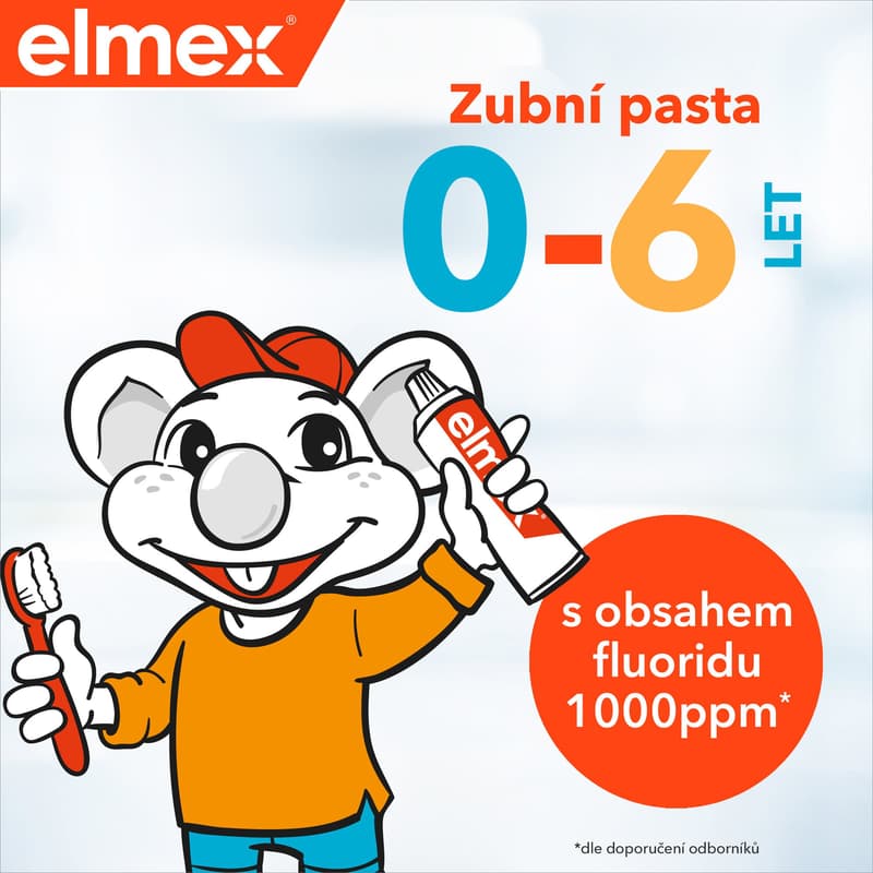 Elmex Toothpaste for kids red 0–6 years