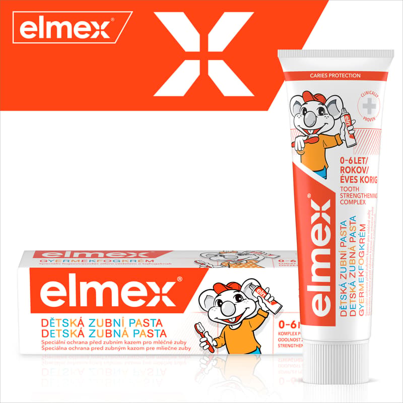 Elmex Toothpaste for kids red 0–6 years