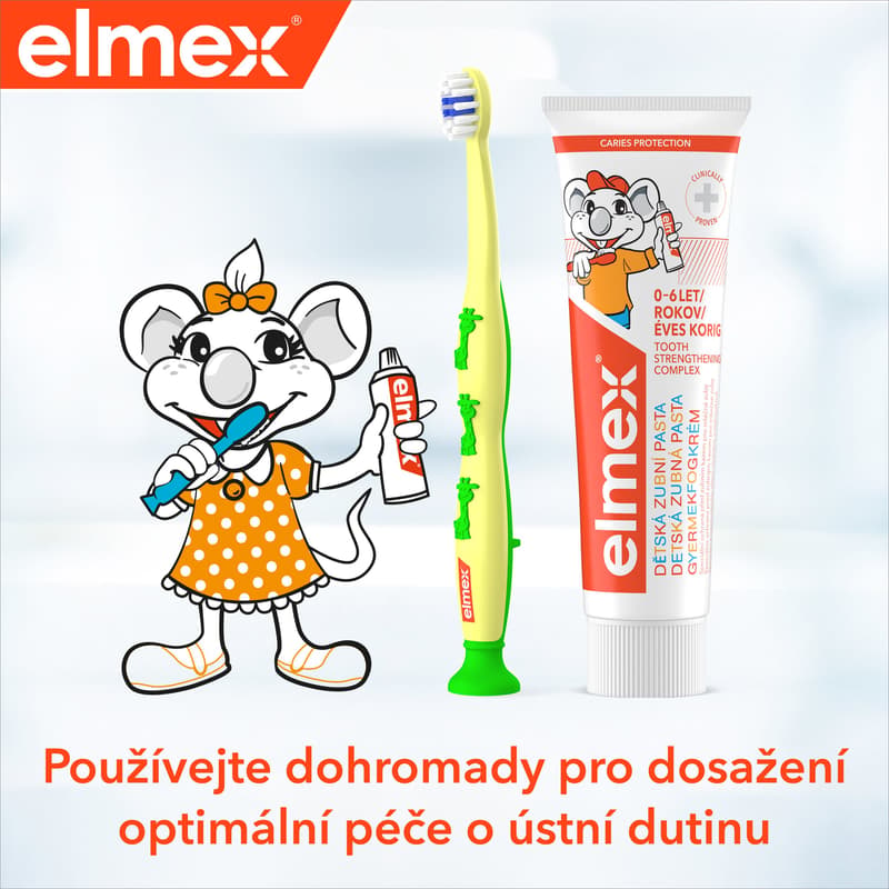 Elmex Toothpaste for kids red 0–6 years