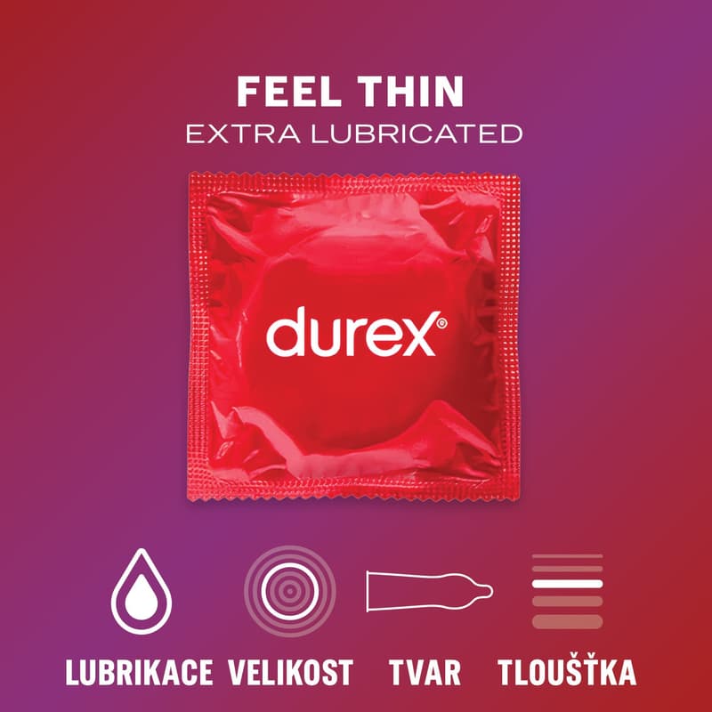 Durex Feel Thin Extra Lubricated