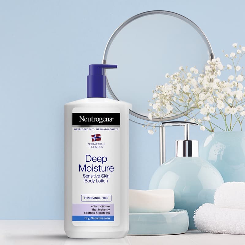 Neutrogena Deep moisture tělové mléko pro citlivou pokožku