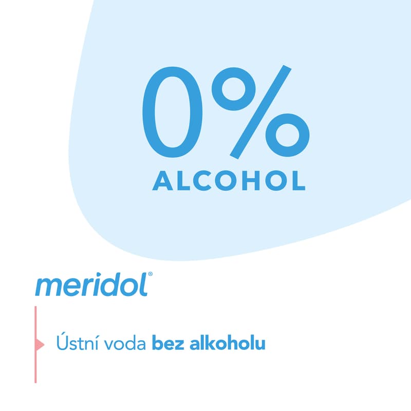 Meridol Mouthwash without alcohol