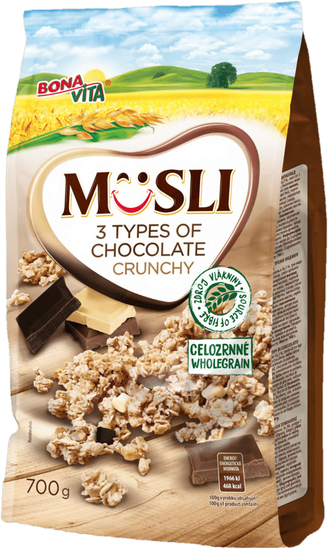 Bonavita Muesli 3 kinds of chocolate baked and crispy