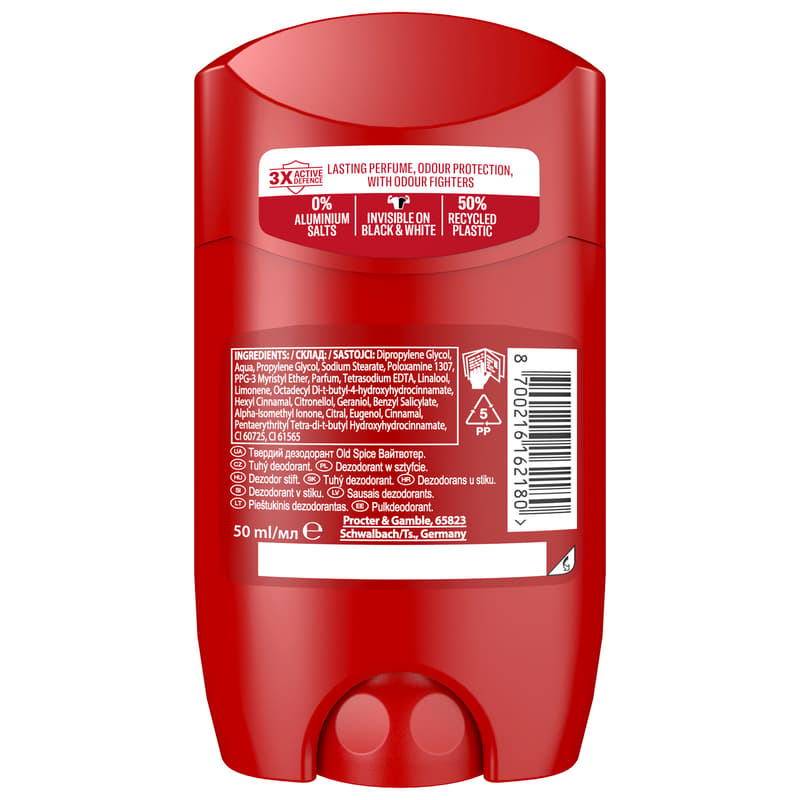 Old Spice Whitewater tuhý deodorant pro muže se svěží vůní