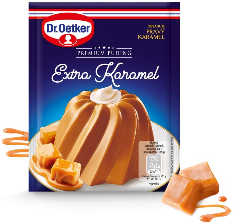 Dr.Oetker Premium pudding extra caramel