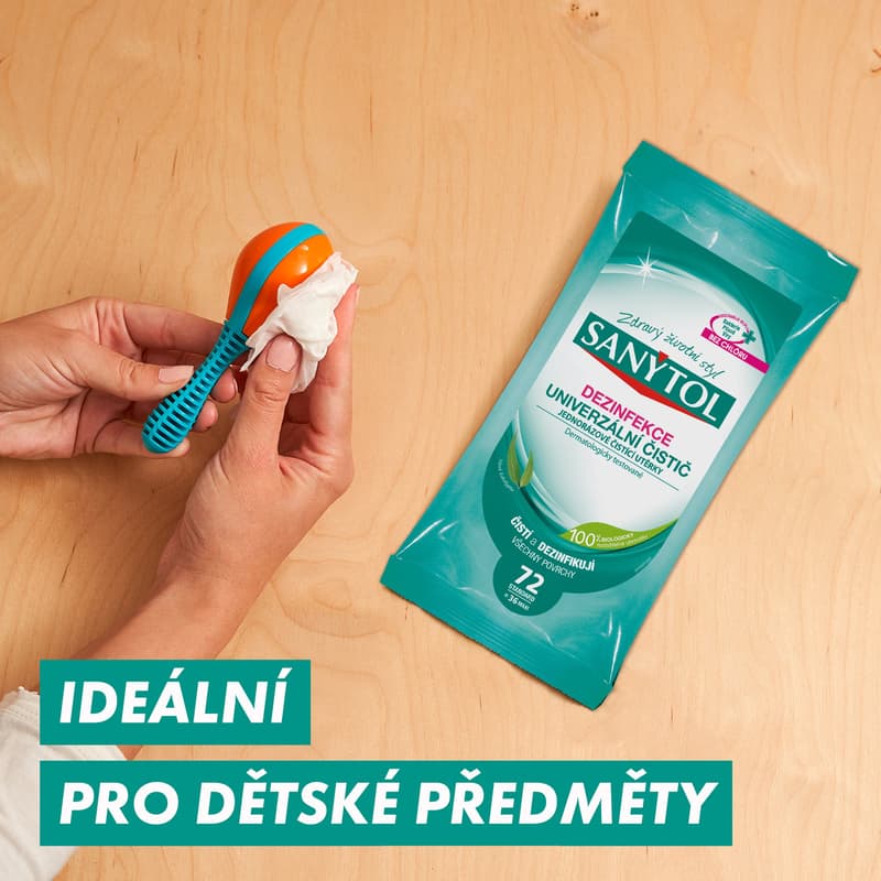 Sanytol Dezinfekce jednorázové čistící utěrky s vůní eukalyptu