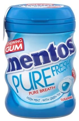 Mentos Pure Fresh Mint Chewing Gum 40 pcs