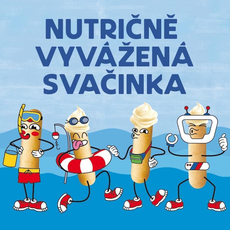 Veselá Kráva Sýr a křup 4×35 g