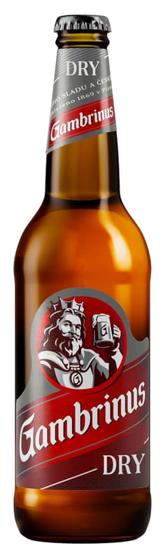 Gambrinus Dry draft beer light