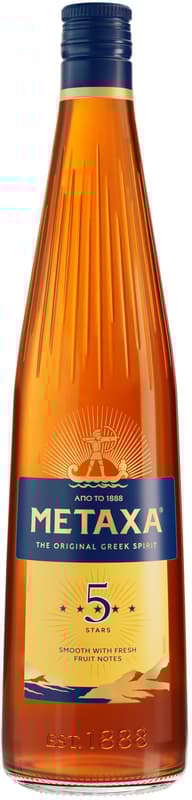 Metaxa 5 * 38% vol.