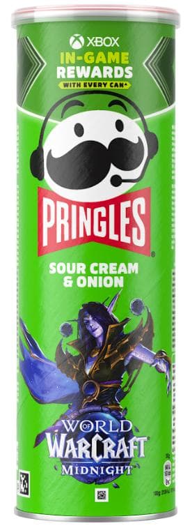 Pringles potato chips onion and cream