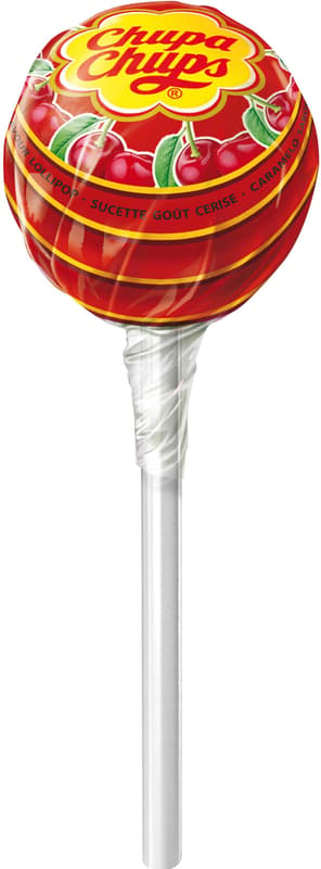 Chupa Chups lollipop with fruit flavor mix