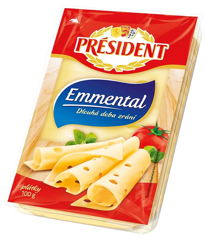 President Emmental sliced cheese