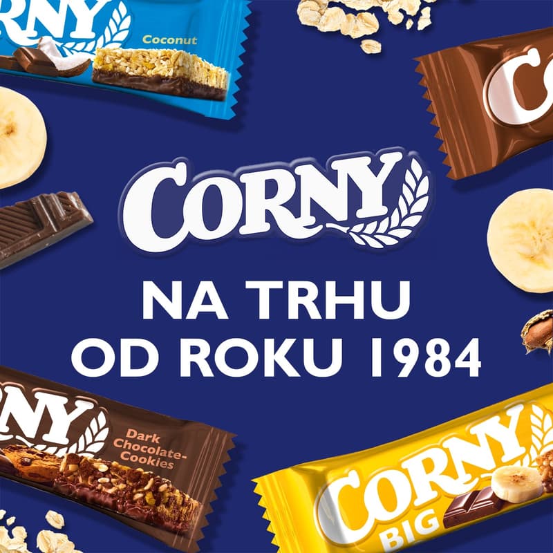 Corny Big cereal bar with coconut in milk chocolate