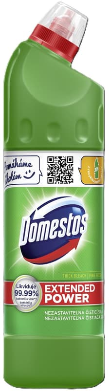 Domestos Pine liquid toilet disinfectant and cleaning agent