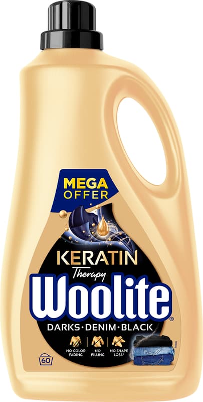 Woolite Darks, Denim, Black speciální prací prostředek (3,6 l)