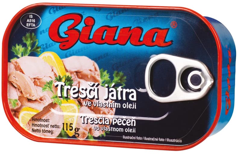 Giana Cod liver in its own oil