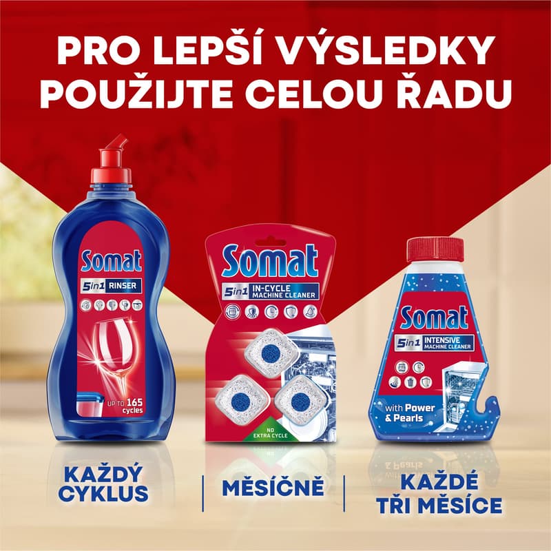 Somat All in 1 Extra Lemon&Lime Dishwasher tablets 115 WL