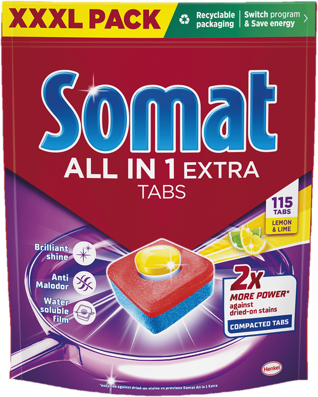 Somat All in 1 Extra Lemon & Lime tablety do myčky