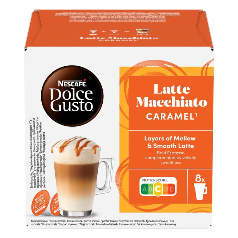 Nescafe Dolce Gusto Latte Macchiato Caramel 16pcs