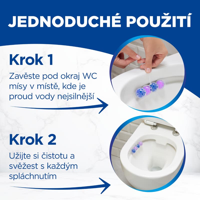 Bref Power Aktiv Levandule WC blok