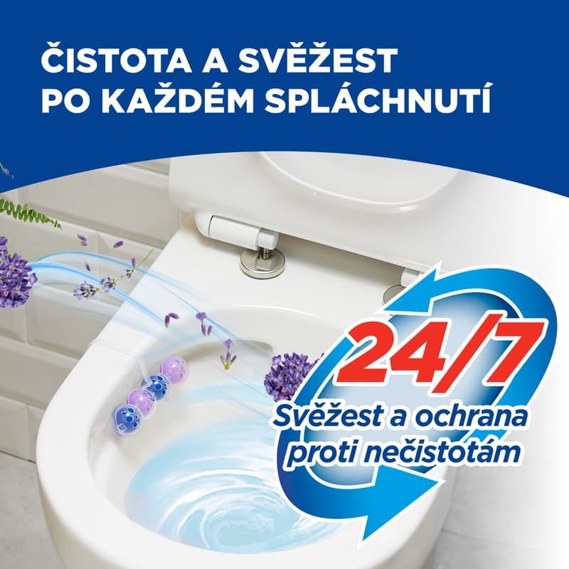 Bref Power Aktiv Levandule WC blok