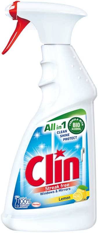 Clin Lemon window cleaner with alcohol