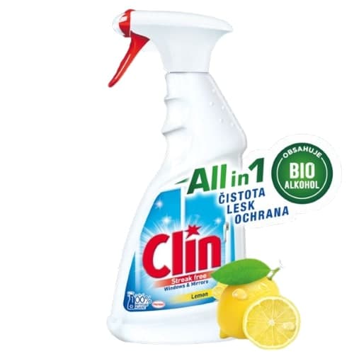 Clin Lemon window cleaner with alcohol