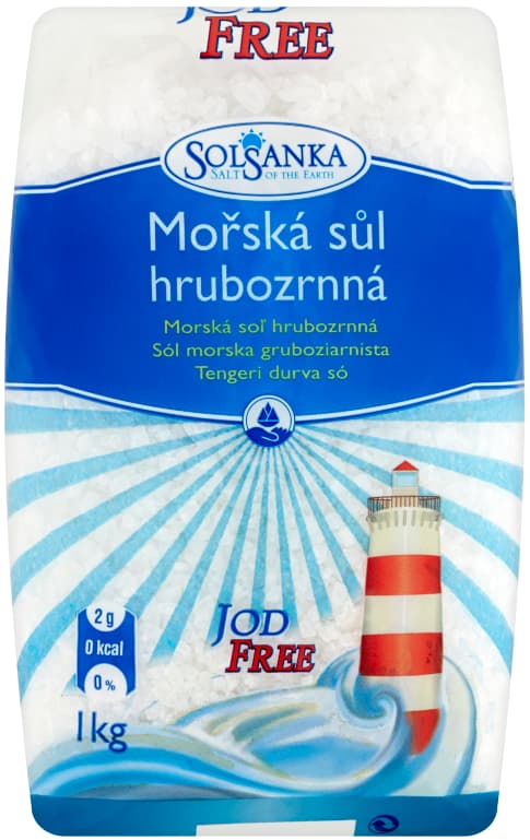Solsanka Mořská sůl hrubozrnná