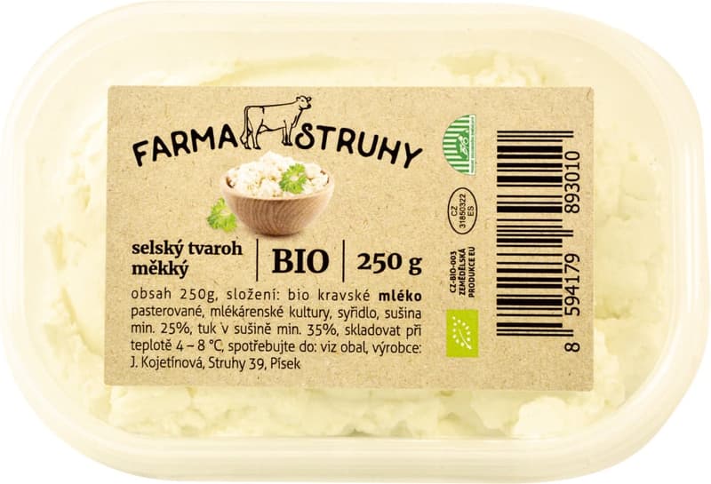 Farma Struhy BIO curd soft Common