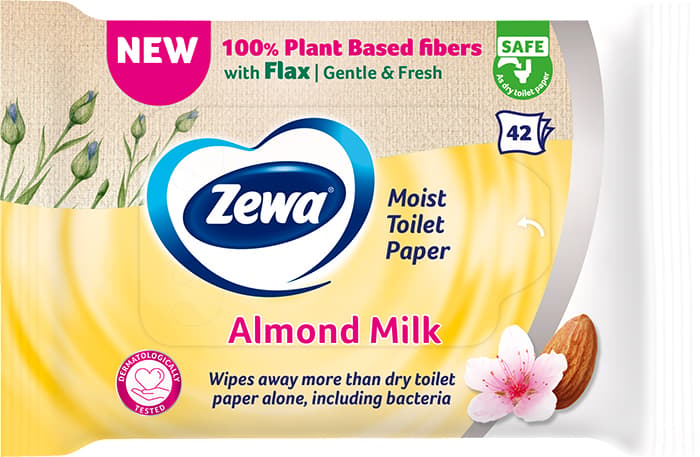 Zewa Almond Milk Wet Toilet Paper
