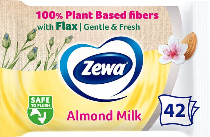 Zewa Almond Milk Wet Toilet Paper
