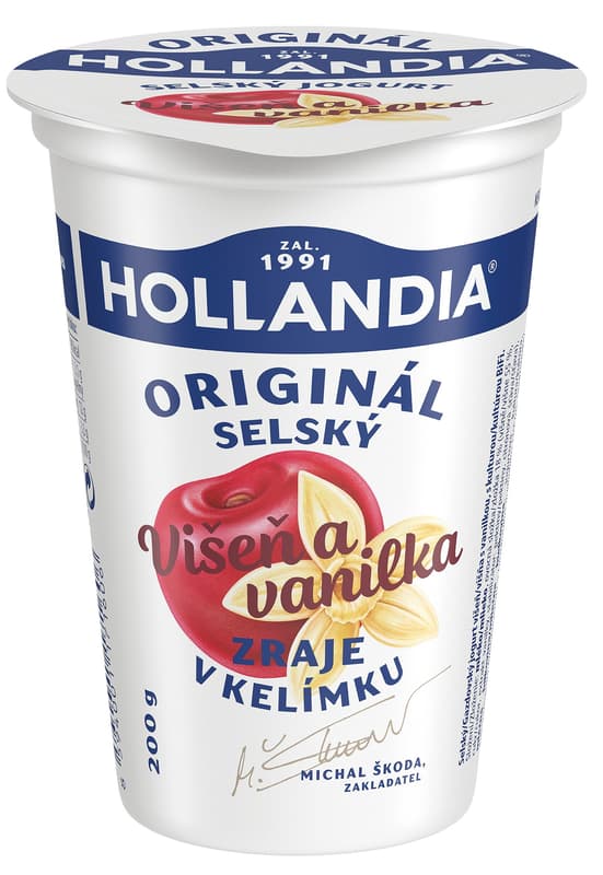 Hollandia Selský jogurt višeň-vanilka
