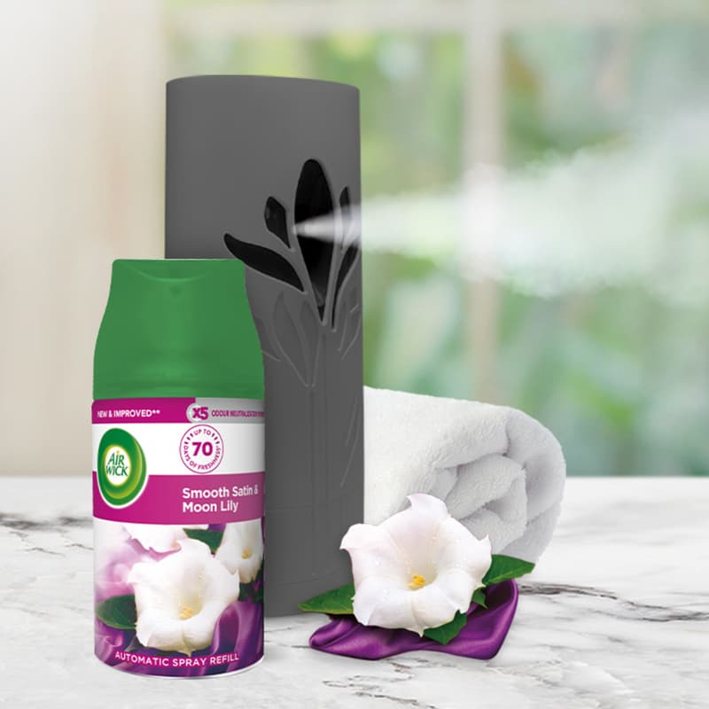 Air Wick Freshmatic fragrance refill delicate satin and lunar lilies
