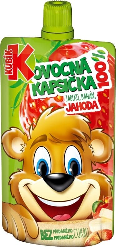 Kubík 100% fruit pocket Strawberry