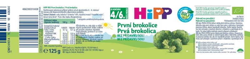HiPP BIO Vegetable side dish First broccoli