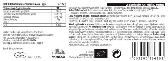 HiPP BIO Kuřecí maso