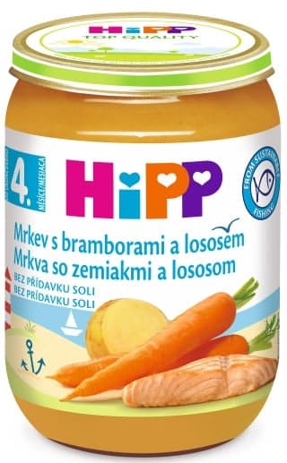 Hipp Carrots with potatoes and salmon