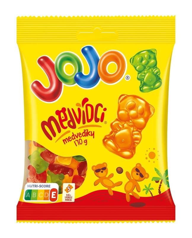 Jojo Medvídci želé bonbóny s ovocnými příchutěmi