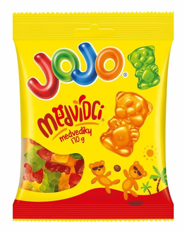 Jojo Medvídci želé bonbóny s ovocnými příchutěmi