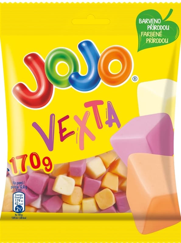 Jojo Vexta želé bonbóny s ovocnými příchutěmi