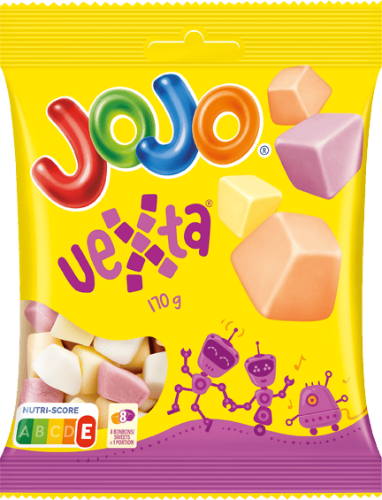 Jojo Vexta želé bonbóny s ovocnými příchutěmi