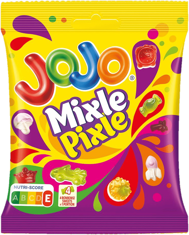 Jojo Mixle Pixle želé bonbóny s ovocnými příchutěmi