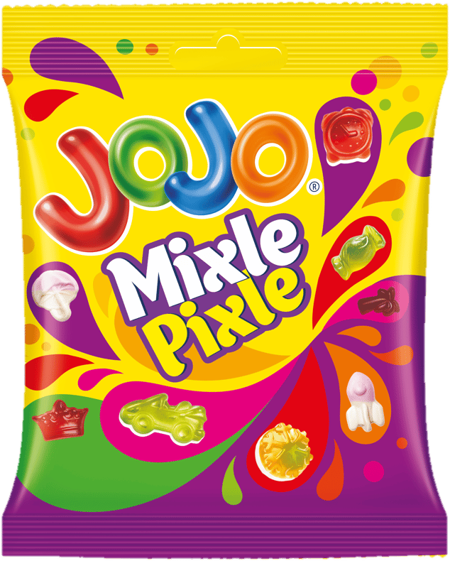 Jojo Mixle Pixle želé bonbóny s ovocnými příchutěmi