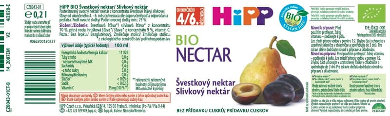 HiPP BIO Plum nectar