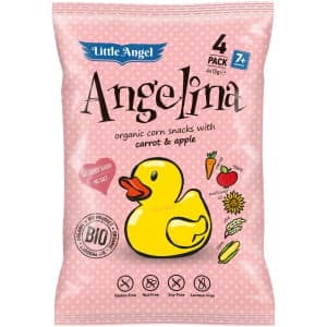 Little Angel Angelina BIO Carrot and apple crunch 4x15g